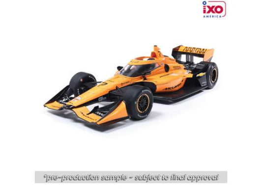 Pre-Order – 2026 NTT INDYCAR Series #7 Christian Lundgaard/Arrow McLaren, TBD (Road Course), orange 1:18 IXO America Model (IND18047) – ETA. July/August 2026