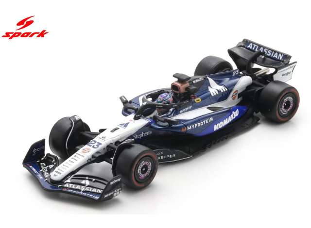Pre-Order – Williams FW47 #23 Alexander Albon Williams Racing, US GP 2025, black/white 1:64 Spark Model (spa64S087) – ETA. September 2026