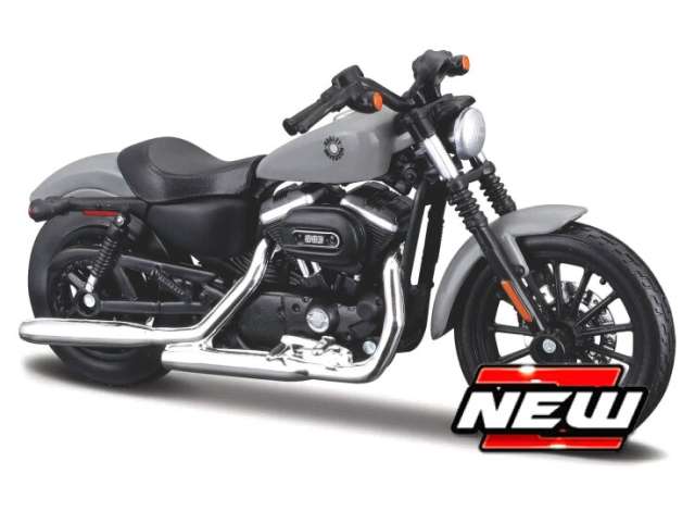 Pre-Order – 2022 Harley Davidson Sportster Iron 883, grey 1:18 Maisto Model (mai22940) – ETA. July/August 2026