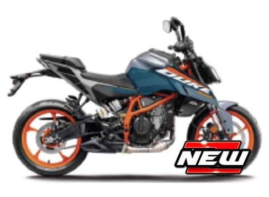 Pre-Order – KTM 390 Duke, blue/grey/orange 1:18 Maisto Model (mai-25926) – ETA. July/August 2026