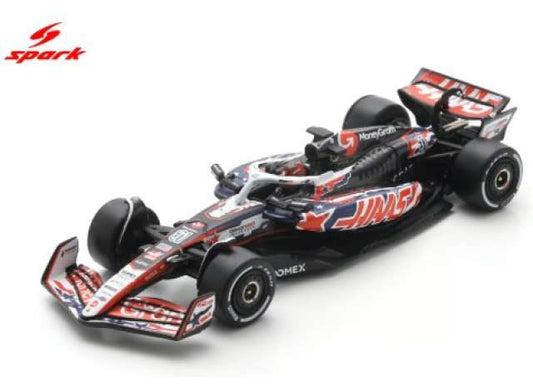 Pre-Order – Haas VF-25 #31 Esteban Ocon MoneyGram Haas F1 Team US GP 2025, black/white/red 1:64 Spark Model (spa64S089) – ETA. September 2026