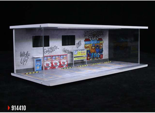 Pre-Order – Diorama Graffiti with light, various 1:64 Black Box Diorama Model (MO914410) – ETA. July/August 2026