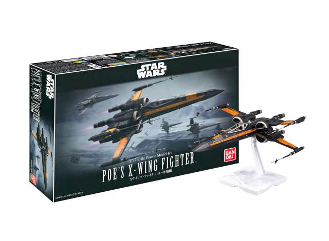 Poe's X-Wing Fighter Click-system 1:72 Revell Model