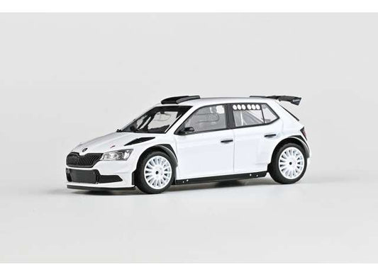 Pre-Order – 2019 Skoda Fabia III FL Rally2 Evo , white 1:43 Abrex Model (ab143XAB-606E) – ETA. July/August 2026