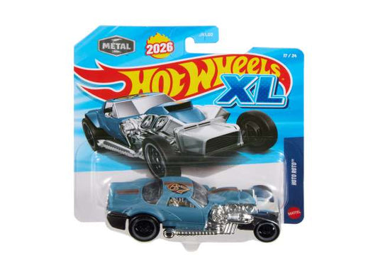 Pre-Order – Hoto Roto *Hotwheels XL*, blue 1:43 Hotwheels Model (hwmvJLJ44) – ETA. October 2026