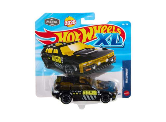 Pre-Order – Track Dwagon *Hotwheels XL*, black/yellow 1:43 Hotwheels Model (hwmvJLJ45) – ETA. October 2026