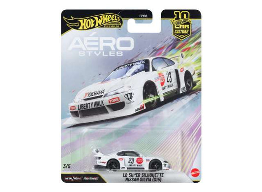 Pre-Order – Nissan Silvia (S15) LB Super Silhouette #23, white 1:64 Hotwheels Model (hwmvJKF34) – ETA. October 2026