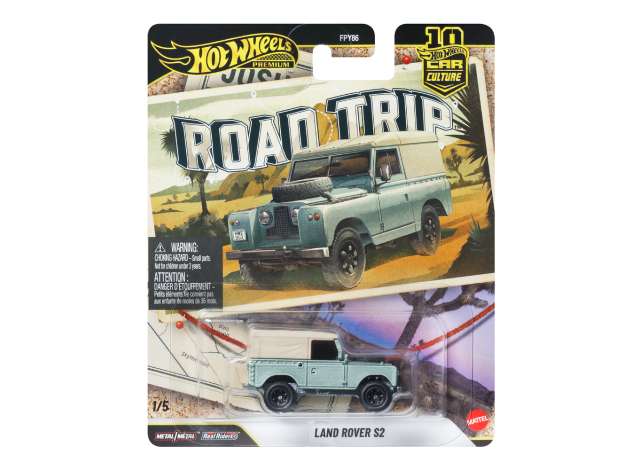 Pre-Order – Land Rover Series II *Road Trip*, blue metallic 1:64 Hotwheels Model (hwmvJKF06) – ETA. January 2027