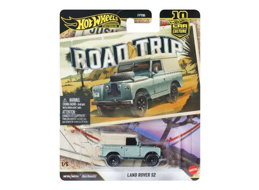 Pre-Order – Land Rover Series II *Road Trip*, blue metallic 1:64 Hotwheels Model (hwmvJKF06) – ETA. January 2027