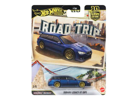 Pre-Order – Subaru Legacy GT (BP) *Road Trip*, blue 1:64 Hotwheels Model (hwmvJKF07) – ETA. January 2027