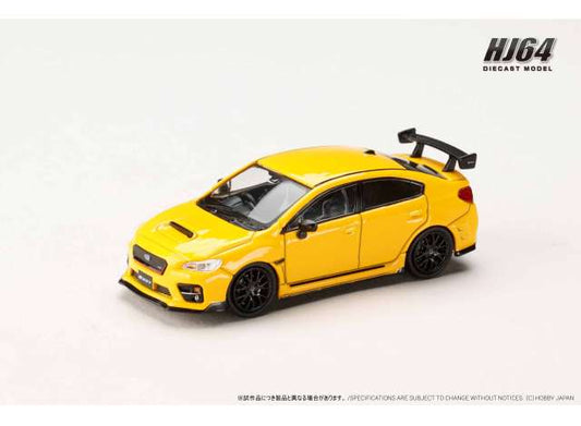Pre-Order – Subaru S207 NBR Challenge Package *Yellow Edition*, sunrise yellow 1:64 Hobby Japan Model (HJ643068Y) – ETA. July/August 2026