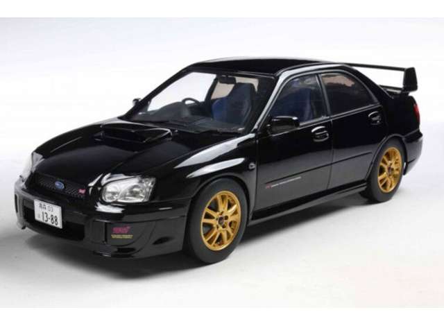 Pre-Order – 2004 Subaru Impreza WRX STI, black 1:18 Solido Model (soli1812305) – ETA. September 2026