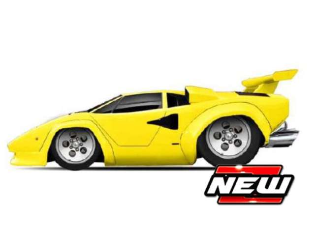 Pre-Order – Lamborghini Countach, yellow 1:64 Maisto Model (mai15526-15609) – ETA. July/August 2026