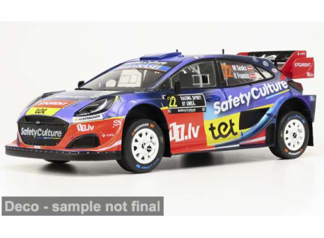 Pre-Order – 2025 Ford Puma Rally1 #22 M.Sesks/R.Francevic WRC, Rally Schweden, 2025, various 1:18 IXO Models Model (ixo18rmc240) – ETA. July/August 2026