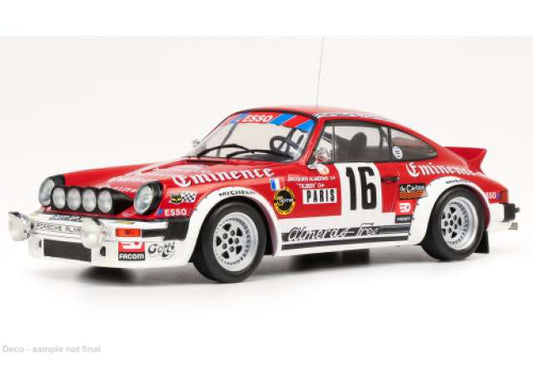 Pre-Order – 1980 Porsche 911 SC Gr.4, Rally Monte Carlo, Almeras #16 J.Almeras/C.Tilber, red/white 1:18 IXO Models Model (ixo18rmc234) – ETA. July/August 2026