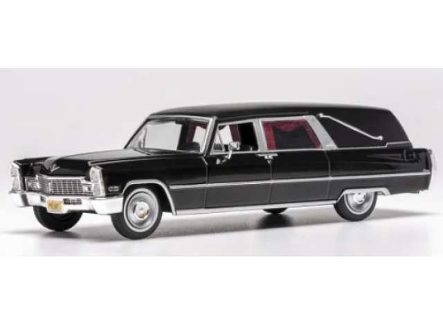 Pre-Order – 1966 Cadillac de Ville S&S Hearse, black 1:43 IXO Models Model (ixoCLC629) – ETA. July/August 2026