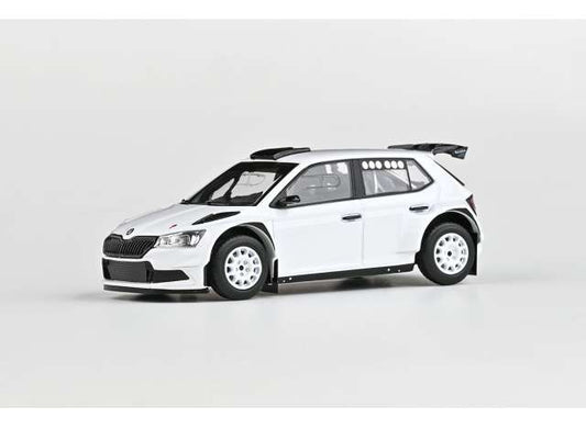 Pre-Order – 2019 Skoda Fabia III FL Rally2 Evo, white 1:43 Abrex Model (ab143XAB-606Eg) – ETA. July/August 2026