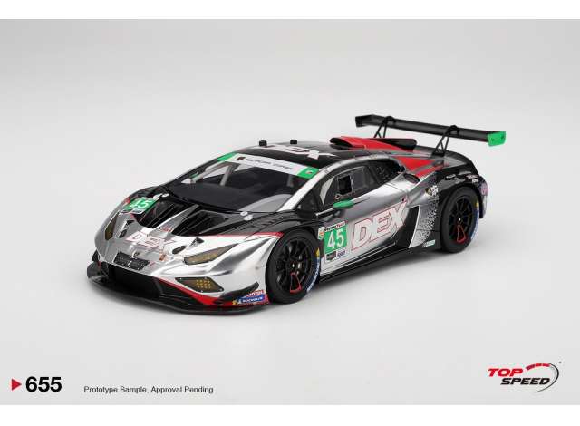 Pre-Order – 2025 Lamborghini Huracan GT3 EVO2 #45 Dex Wayne Tayler Racing Daytona 24hrs, various 1:18 Top Speed Model (TS0655) – ETA. September 2026