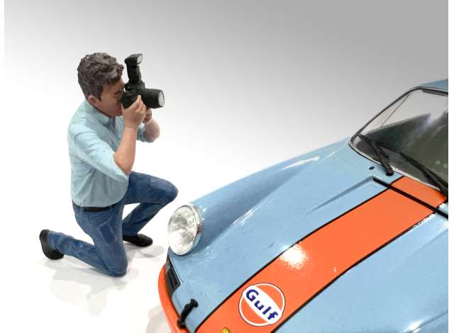 Photographers - 3 1:24 American Diorama Model