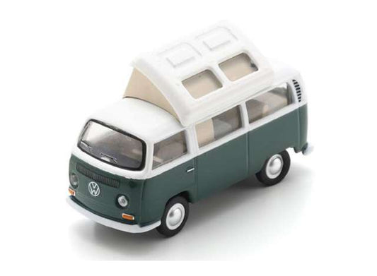 Pre-Order – Volkswagen T2 Campingbus, white/green 1:64 Schuco Model (schucoS64U00013) – ETA. September 2026