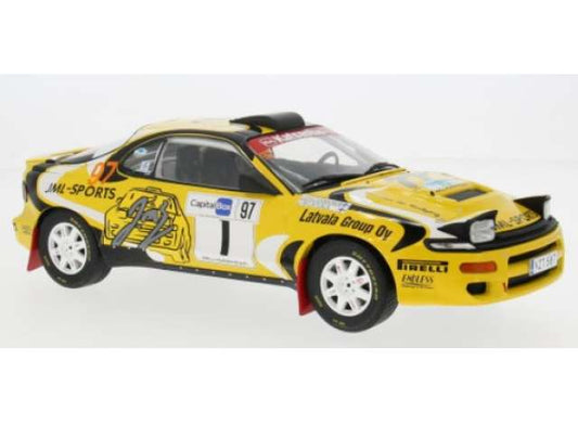 Pre-Order – 2024 Toyota Celica GT 4 Turbo (ST 185) #97 J.M.Latvalla/J.Hanninen, Rally Artic Lapland, yellow/white 1:18 IXO Models Model (ixo18rmc241) – ETA. July/August 2026