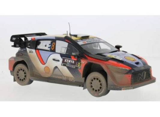 Pre-Order – 2025 Hyundai i20 N Rally1, #8 O.Tänak/M.Järveoja Safari Rallye Kenia, various 1:18 IXO Models Model (ixo18rmc247A) – ETA. July/August 2026