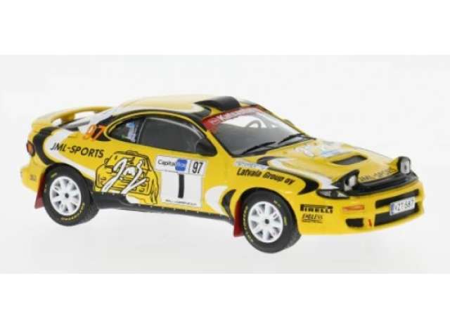 Pre-Order – 2024 Toyota Celica GT 4 Turbo (ST 185) #97 J.M.Latvalla/J.Hanninen Rally Artic Lapland, yellow 1:43 IXO Models Model (ixoram992) – ETA. July/August 2026