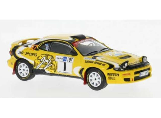 Pre-Order – 2024 Toyota Celica GT 4 Turbo (ST 185) #97 J.M.Latvalla/J.Hanninen Rally Artic Lapland, yellow 1:43 IXO Models Model (ixoram992) – ETA. July/August 2026