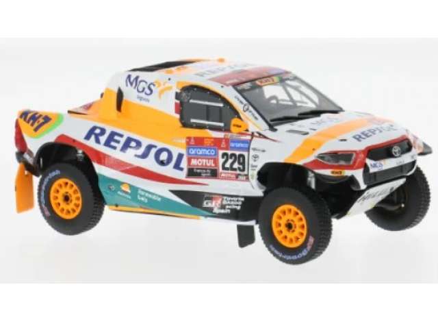 Pre-Order – 2023 Toyota GR DKR Hilux Evo T1+, #229 I.E.Pujol/J.Valcarcel Rally Dakar, various 1:43 IXO Models Model (ixoram988) – ETA. July/August 2026