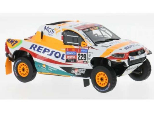 Pre-Order – 2023 Toyota GR DKR Hilux Evo T1+, #229 I.E.Pujol/J.Valcarcel Rally Dakar, various 1:43 IXO Models Model (ixoram988) – ETA. July/August 2026