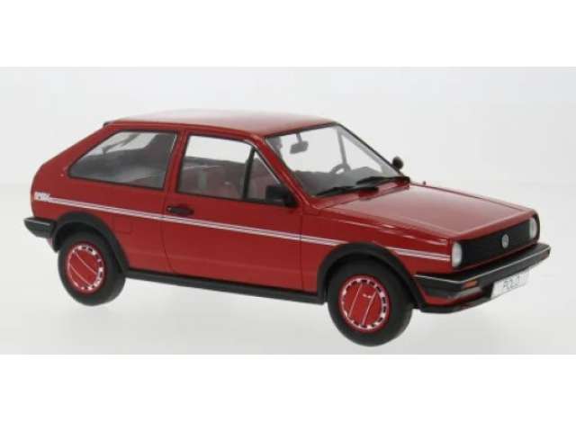 Pre-Order – 1985 Volkswagen Polo II Coupe Fox, red 1:18 MCG Model (MCG18523) – ETA. July/August 2026