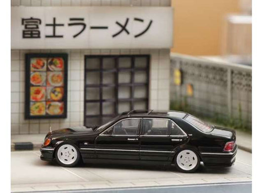 Pre-Order – Mercedes-Benz W140, black 1:64 Street Weapon Model (STW234) – ETA. July/August 2026