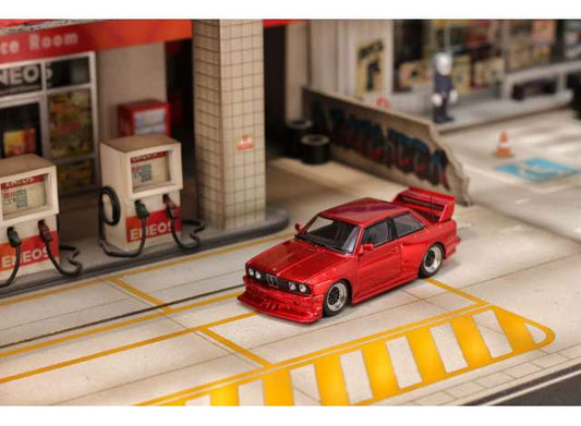 Pre-Order – BMW E30, red 1:64 Street Weapon Model (STW238) – ETA. July/August 2026