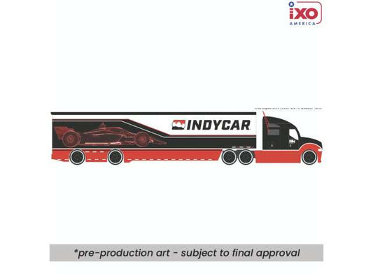 Pre-Order – INDYCAR Hauler, red/black/white 1:64 IXO America Model (IND64050) – ETA. July/August 2026