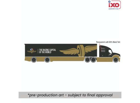 Pre-Order – Indianapolis Motor Speedway Hauler, black/brown 1:64 IXO America Model (IND64049) – ETA. July/August 2026