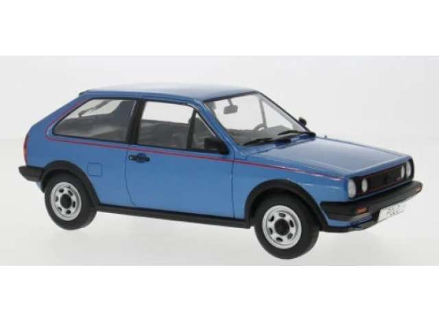 Pre-Order – 1985 Volkswagen Polo II Coupe GT, blue 1:18 MCG Model (MCG18522) – ETA. July/August 2026