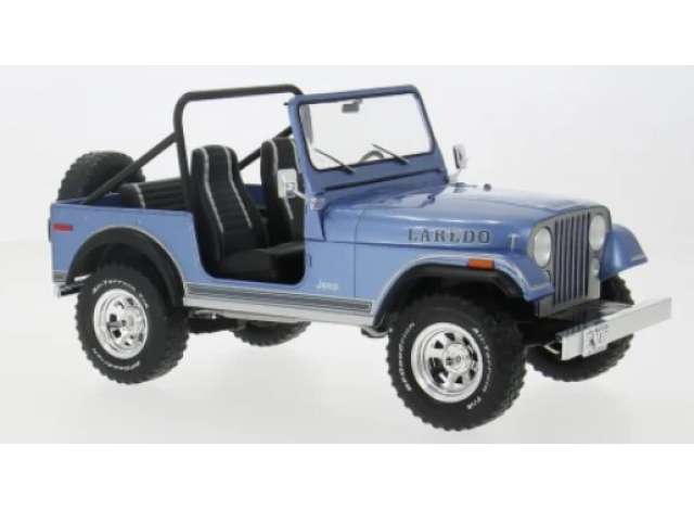 Pre-Order – 1980 Jeep CJ-7 *Laredo*, blue 1:18 MCG Model (MCG18553) – ETA. July/August 2026