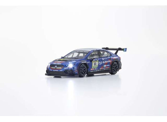 Pre-Order – 2024 Subaru WRX STI NBR with book (led system), blue/red 1:64 Kyosho Model (KYO07129N24E) – ETA. September 2026