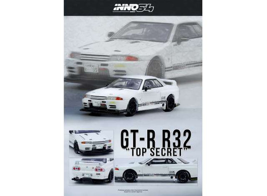 Pre-Order – TOP SECRET VR32 GT-R, white 1:64 Inno Models Model (IN64-VR32TS-WHITE) – ETA. July/August 2026