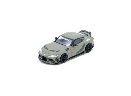Pre-Order – Toyota Supra A90 DARWIN PRO, matt green 1:64 Inno Models Model (IN64-A90DP-MATGR) – ETA. July/August 2026