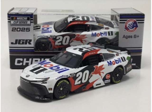 2025 Toyota Camry #20 Christopher Bell *Mobil 1* white/black/red 1:64 Action Racing Collectibles Model
