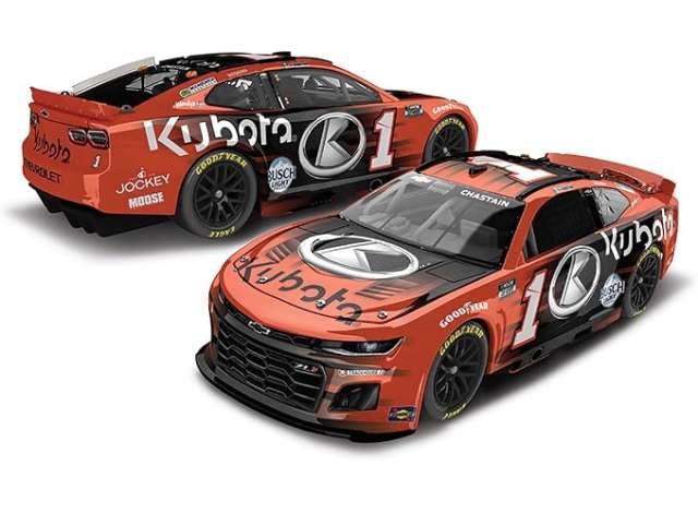 2025 Chevrolet #1 Ross Chastain *Kubota*, orange 1:64 Action Racing Collectibles Model