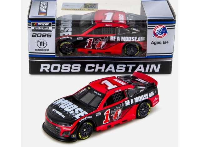 2025 Chevrolet #1 Ross Chastain *Moose Fraternity*, red 1:64 Action Racing Collectibles Model