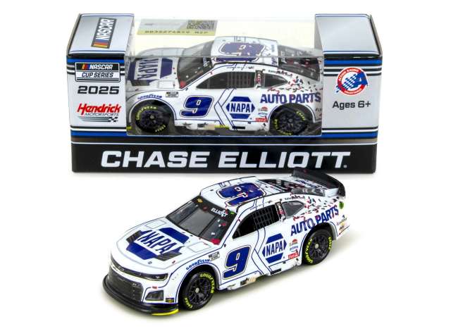 2025 Chevrolet #9 Chase Elliott *NAPA*, white/blue 1:64 Action Racing Collectibles Model