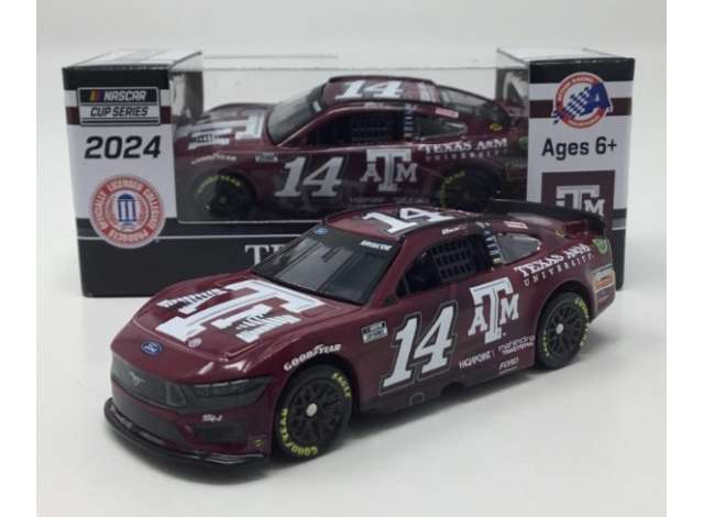 2024 Ford Mustang #14 Chase Briscoe *Texas A&M*, various 1:64 Action Racing Collectibles Model