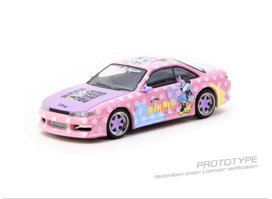 Pre-Order – Vertex Silvia S15 *Minnie Mouse*, varios 1:64 Tarmac Model (TC-T64G-018-MN) – ETA. September 2026