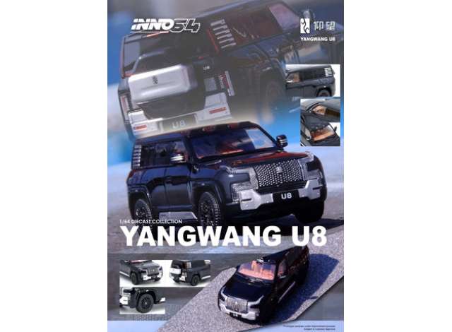 Pre-Order – Yanwung U8, black 1:64 Inno Models Model (IN64-YWU8-BLACK) – ETA. September 2026