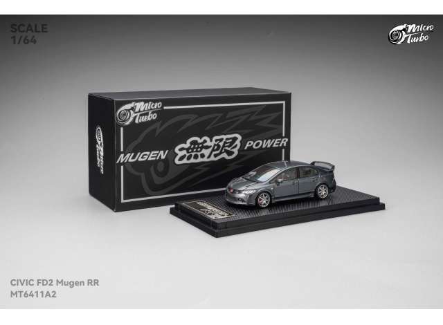 Pre-Order – Honda Civic, grey 1:64 Microturbo Model (MT6411A2) – ETA. September 2026
