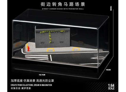 Pre-Order – Street corner 03, various 1:64 Black Box Diorama Model (SCJ-82003) – ETA. July/August 2026