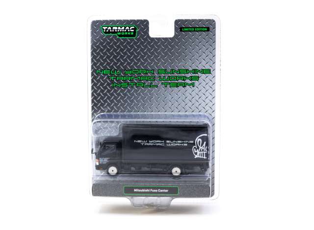 Pre-Order – Mitsubishi Fuso Canter Box Truck *New York Sunshine*, black 1:64 Tarmac Model (TC-T64T-TL002-NYS) – ETA. September 2026
